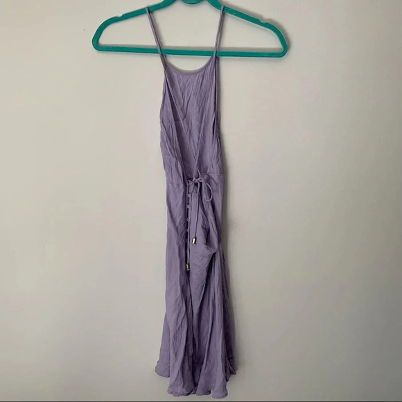 Zara Dress size small light purple open back mini slip dress - Picture 5 of 8